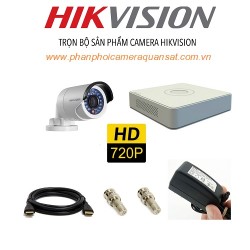 Bộ trọn gói 3 camera HIKVISION giá rẻ 1.0 MP
